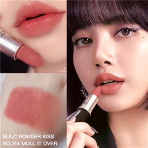 Mac powder kiss lipstick 3g. #314 Mull it over (เคาเตอร์ 1,050฿)