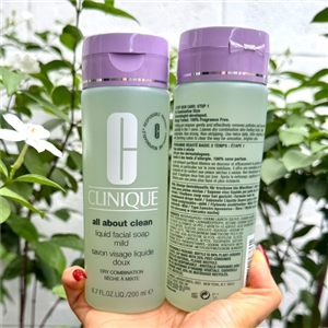 Clinique All About Clean Liquid Facial Soap Mild 200ml. (เคาเตอร์ 1,350฿)