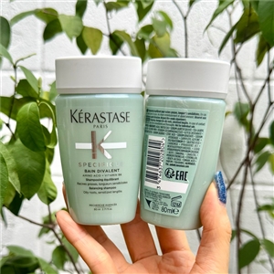 เขียว Kerastase Specifique Bain Divalent Balancing Shampoo 80ml.