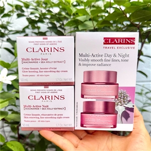 Clarins Multi-Active Day & Night Cream 50ml.x2