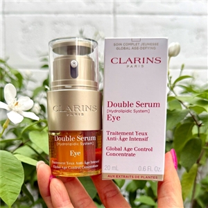 Clarins Double Serum Eye Global Age Control Concentrate 20ml. (เคาเตอร์ 3,600฿)