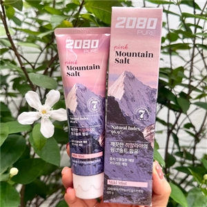 ยาสีฟัน เกลือหิมาลายัน 2080 Pure Mountain Salt Toothpaste 120g. #ชมพู Mild Mint Fresh เกลือชมพู