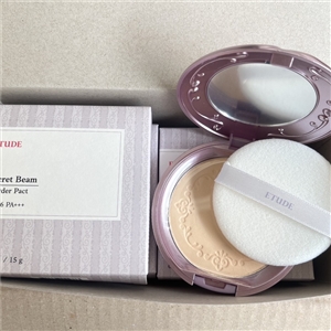 Etude House Secret Beam Powder Pact SPF36/PA+++ 15g. #Light Pearl Beige ผิวขาว  