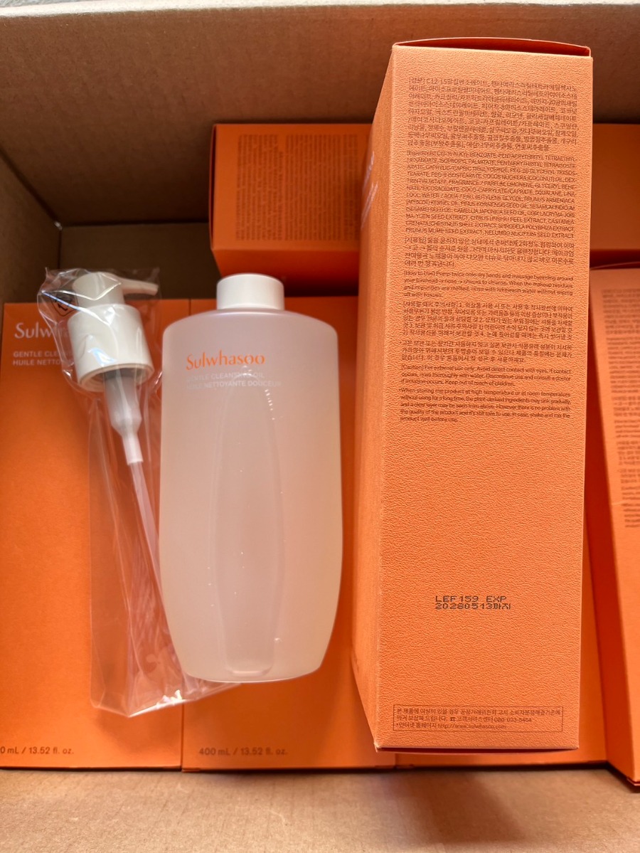 คลีนซิ่งออยล์ Sulwhasoo Gentle Cleansing Oil 400ml. (เคาเตอร์ 2,450฿)