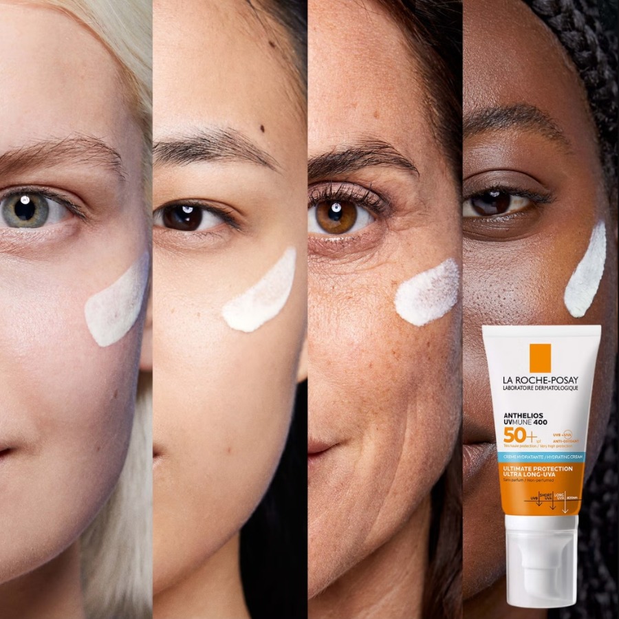 หลอดแถบฟ้า - La Roche-Posay Anthelios UVMune 400 Hydrating Suncream SPF50 ขนาด 50ml.