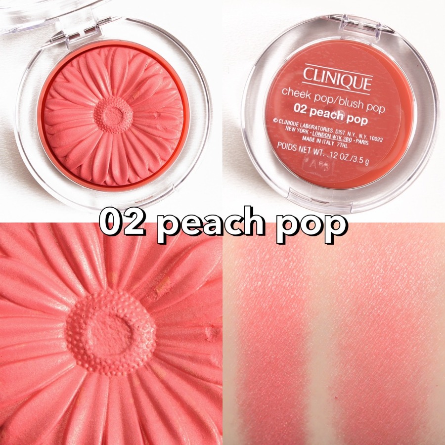 Clinique Cheek Pop Blush Pop 3.5g. #02 Peach Pop (เคาเตอร์ 1,200฿)