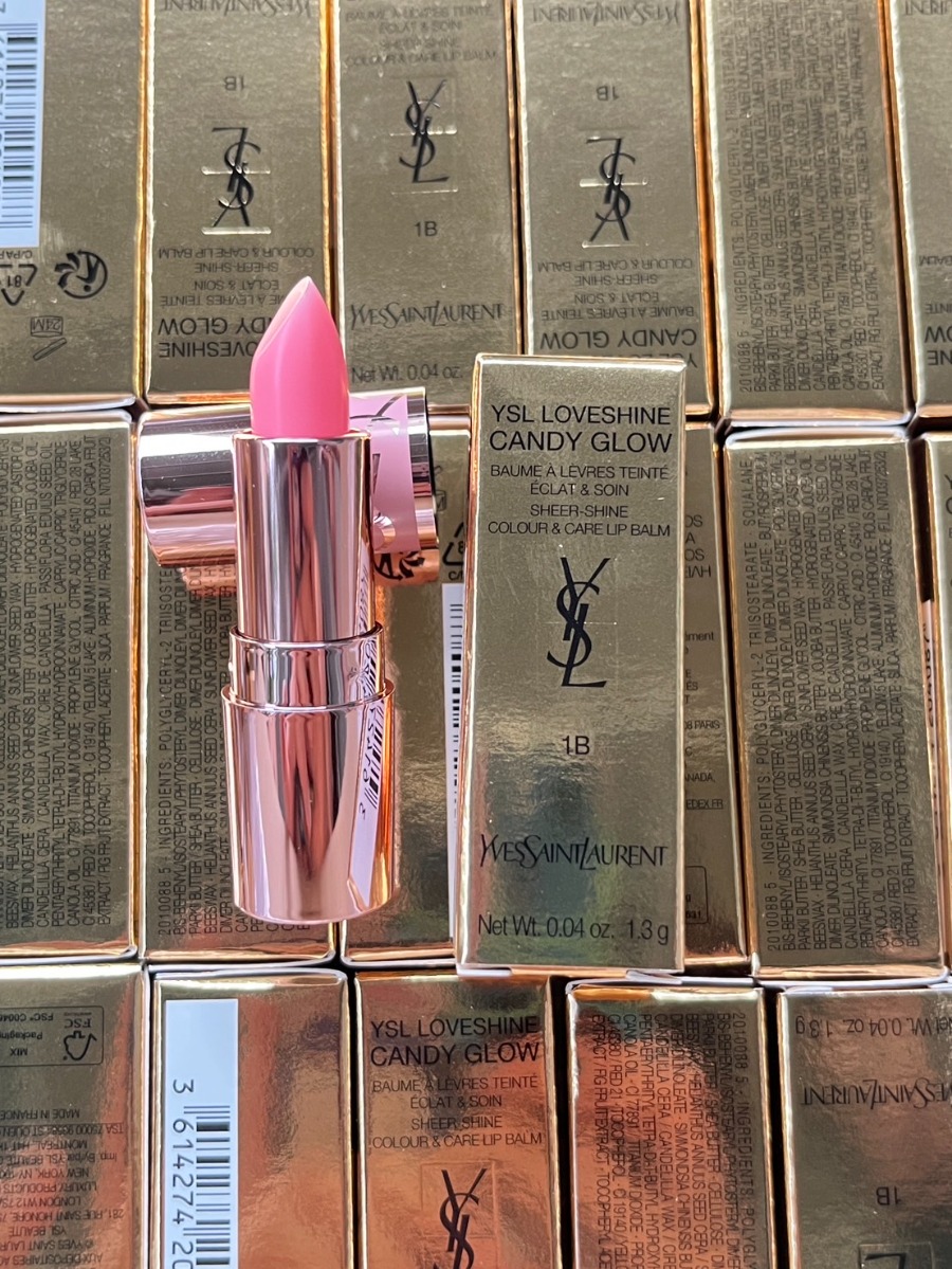 YSL Loveshine Candy Glow 1.3g #1B Pink Sunris