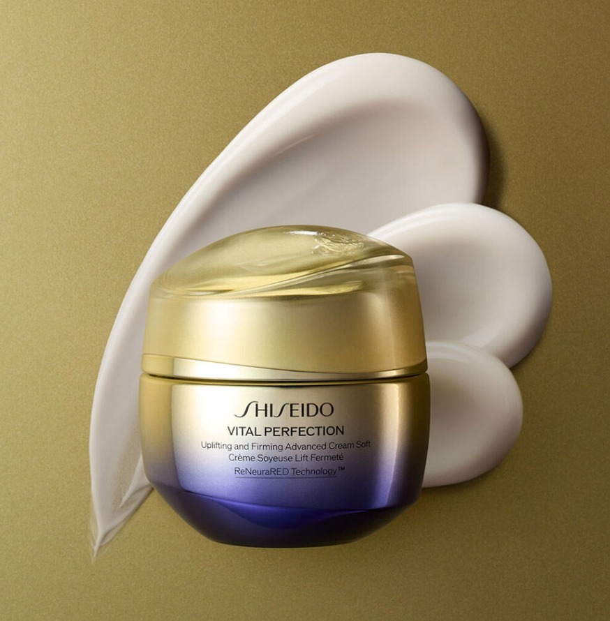 กระปุกฟ้า Shiseido Vital Perfection Uplifting and Firming Advanced Cream Soft 15ml.