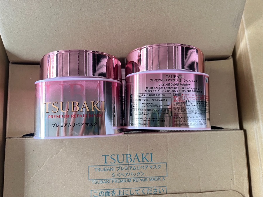 ชมพู TSUBAKI Spring Camellia Hair Mask 180g.