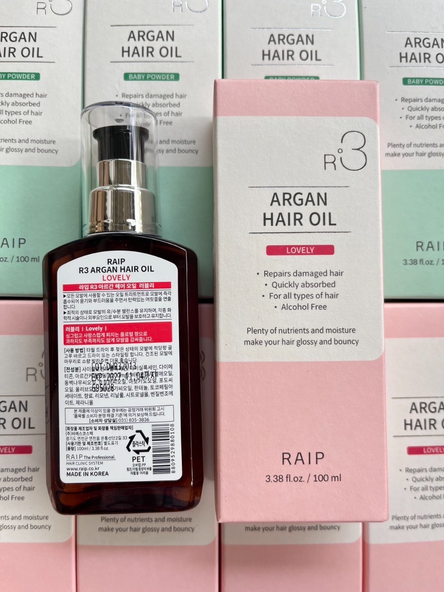 Raip R3 Argan Hair Oil 100ml. # กลิ่น Lovely