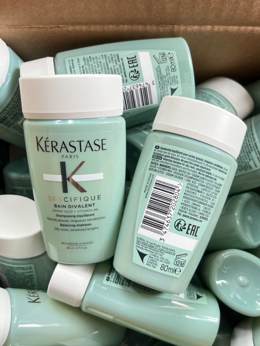 เขียว Kerastase Specifique Bain Divalent Balancing Shampoo 80ml.