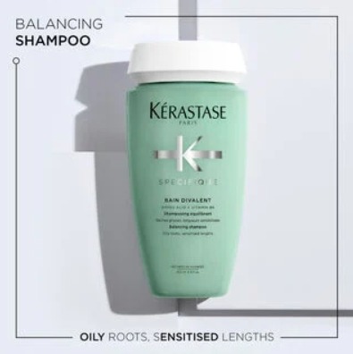 เขียว Kerastase Specifique Bain Divalent Balancing Shampoo 80ml.