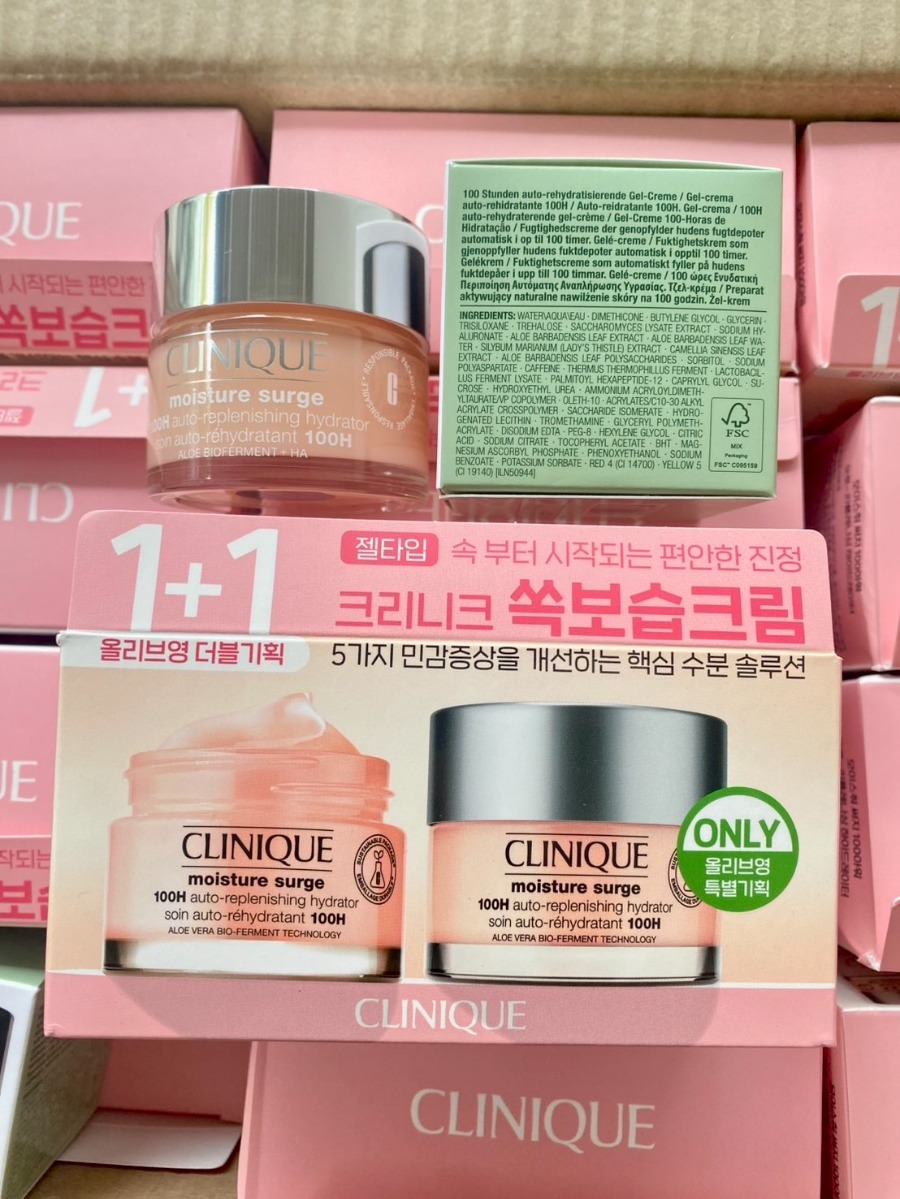 Clinique Moisture Surge 100.-Hour Auto-Replenishing Hydrator ขนาด 50ml. (เคาเตอร์ 1,900฿)