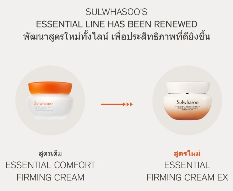 ครีม Sulwhasoo Essential Firming Cream EX 75ml. (เคาเตอร์ 4,200฿)