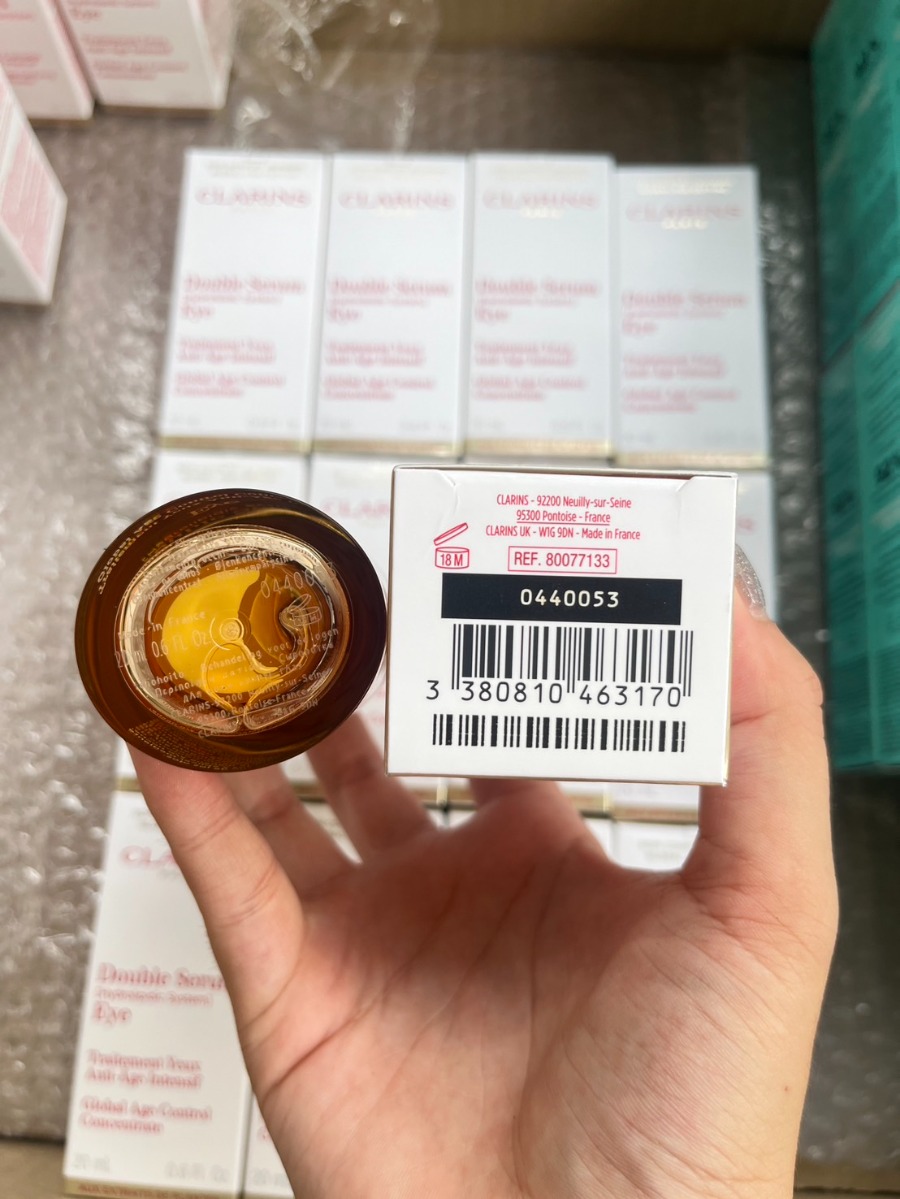 Clarins Double Serum Eye Global Age Control Concentrate 20ml. (เคาเตอร์ 3,600฿)