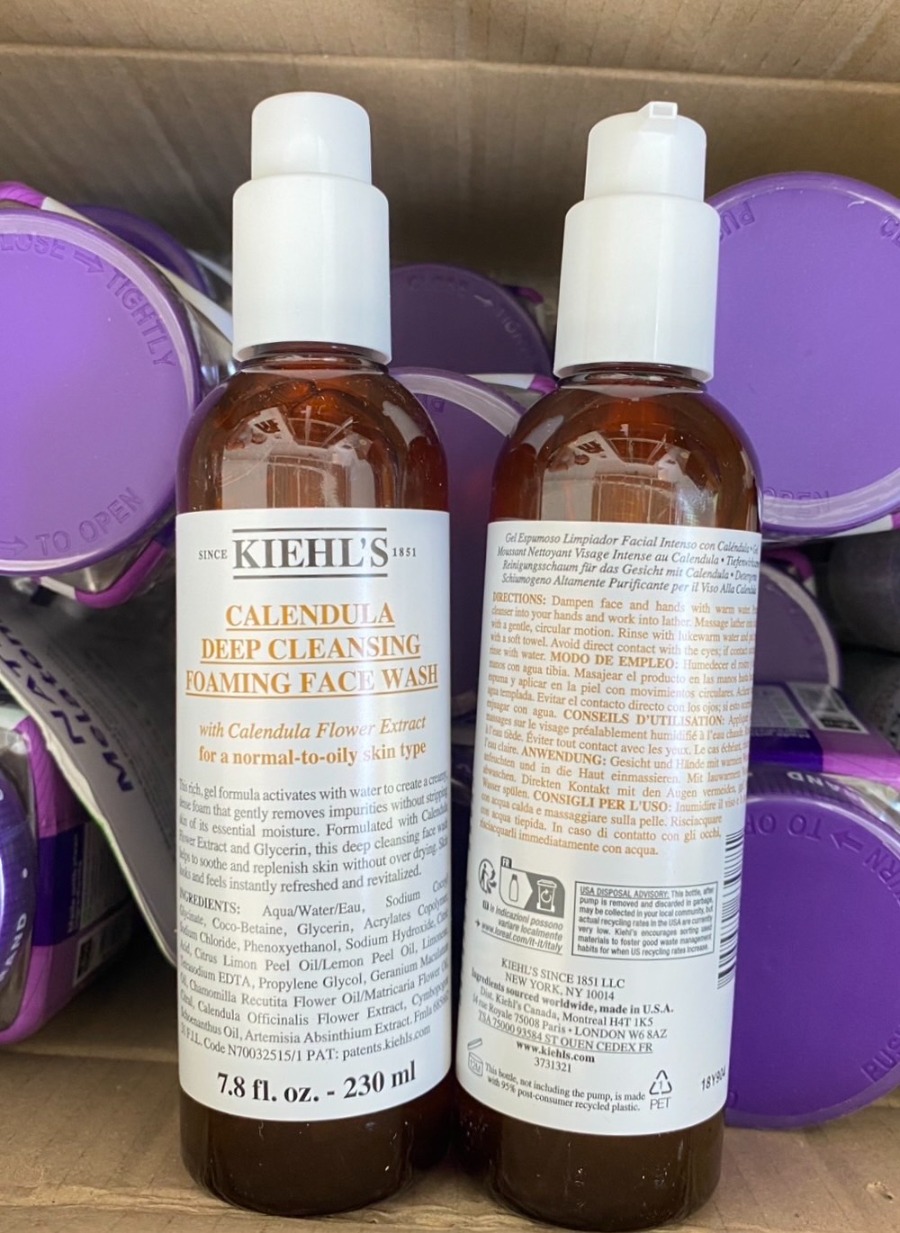 Kiehl's Calendula Deep Cleansing Foaming Face Wash 230ml. (เคาเตอร์ 1,600฿)