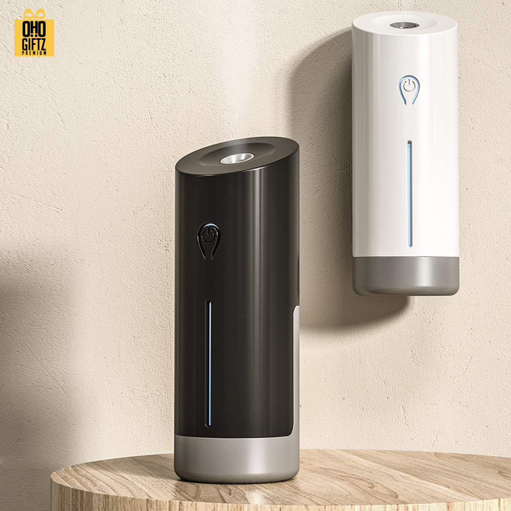 เครื่องพ่นอโรมา น้ำมันหอมระเหย สกรีนชื่อ สกรีนโลโก้ ทำเป็นของพรีเมี่ยมได้กรีนโลโก้ ทำเป็นของพรีเมี่ยม