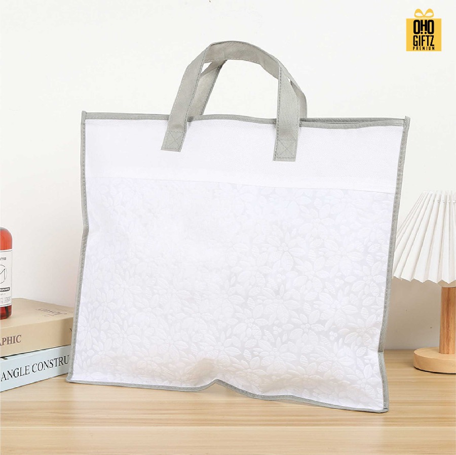 ถุงใส่หมอน ถุงใส่ตุ๊กตา สกรีนโลโก้ ทำเป็นของพรีเมี่ยมได้