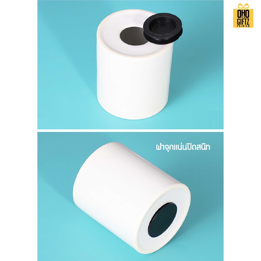 กระปุกออมสินเซรามิก พิมพ์ไม่จำกัดสี สกรีนโลโก้ ทำเป็นของพรีเมี่ยม ของชำร่วยได้