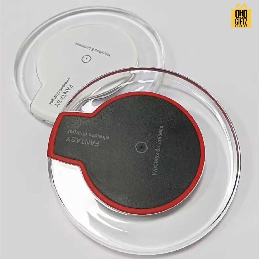 Wireless Charger สกรีนชื่อ,โลโก้ ทำเป็นของพรีเมี่ยมได้