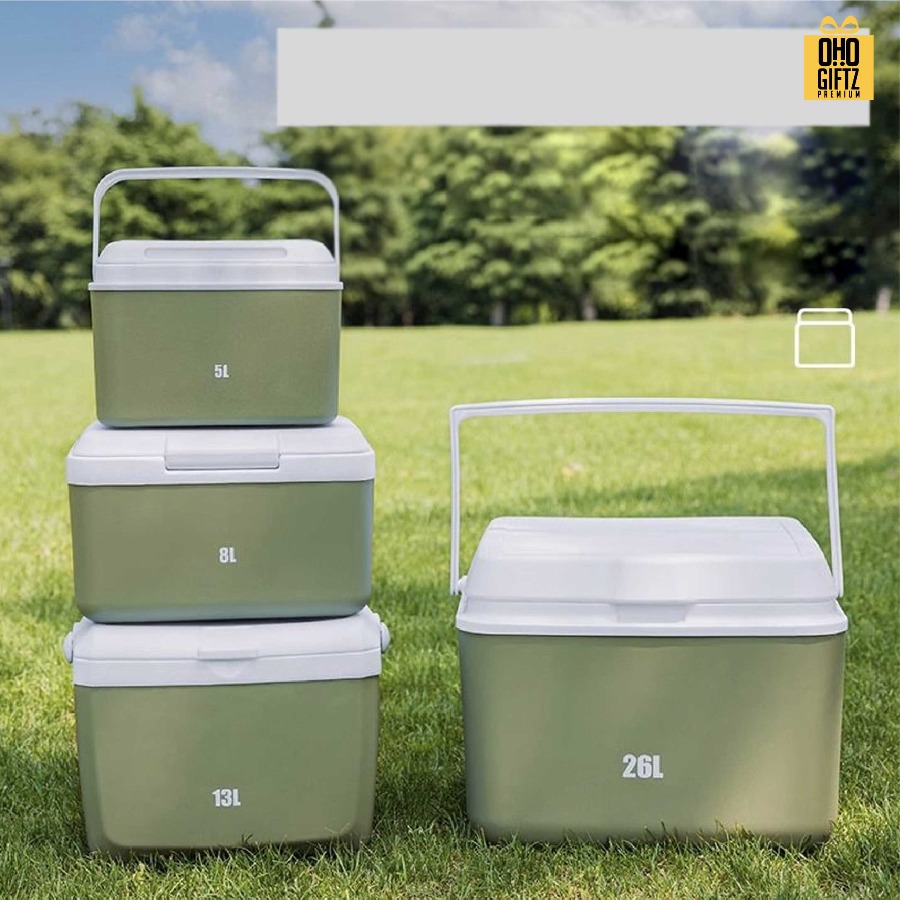 กระติกเก็บความเย็น สกรีนโลโก้ ทำเป็นของพรีเมี่ยมได้