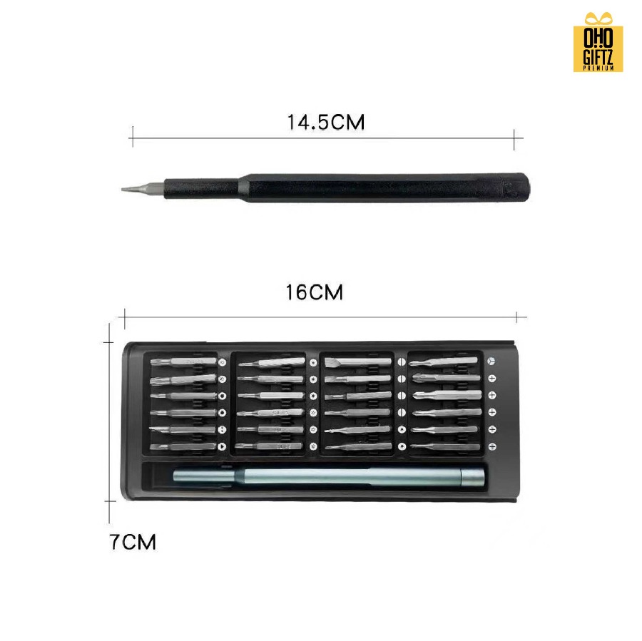 ชุดไขควงใช้งานสะดวกครบครัน 24 in 1 สกรีนโลโก้ ทำเป็นของพรีเมี่ยมได้