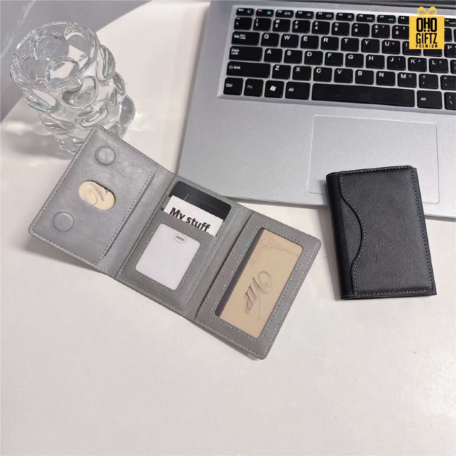 ที่ใส่บัตรแม่เหล็ก Magsafe หนัง PU มีหลายช่อง สกรีนโลโก้ ทำเป็นของพรีเมี่ยมได้