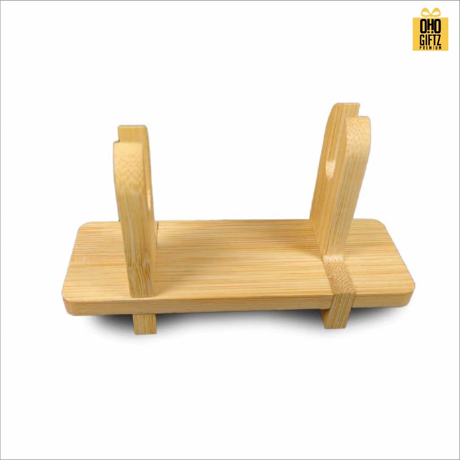 แท่นไม้วางพัดจีน ทำเป็นสินค้าพรีเมี่ยม ของชำร่วย ของที่ระลึกได้