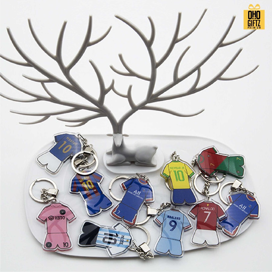 พวงกุญแจอะคริลิคทีมฟุตบอล รับผลิตสกรีนโลโก้ ทำเป็นของพรีเมี่ยม ของชำร่วยได้