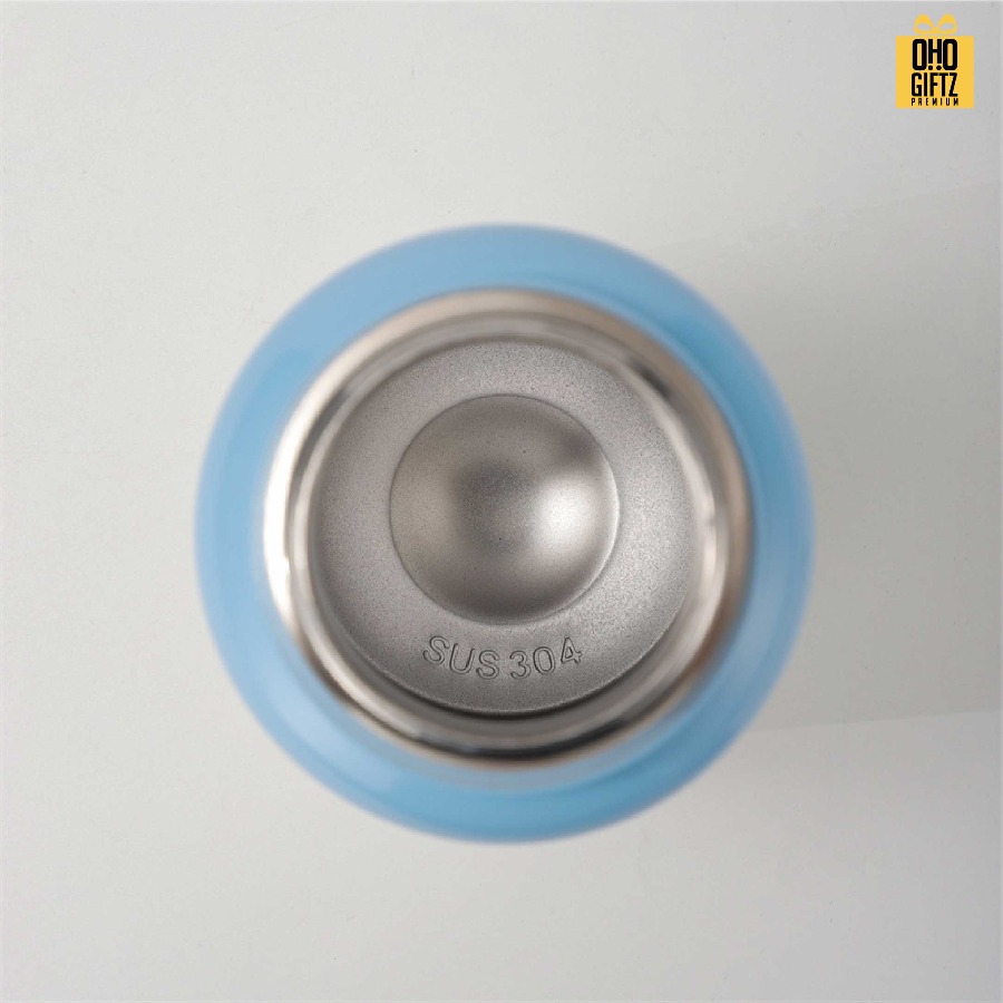 กระบอกน้ำสแตนเลสสีสวยมีฝาล็อค สกรีนโลโก้ ทำเป็นของพรีเมี่ยมได้