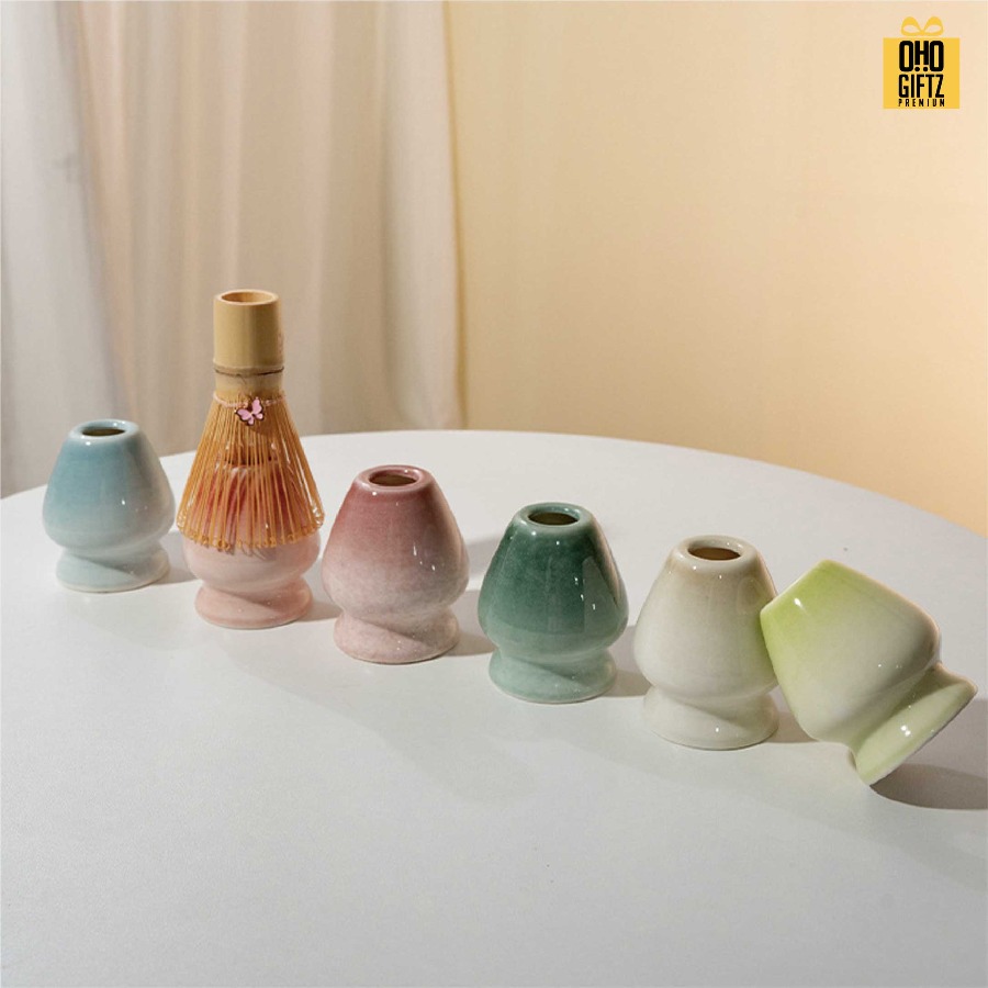 ชุดเซ็ทชงมัจฉะ สกรีนโลโก้ ทำเป็นของพรีเมี่ยม ของชำร่วย