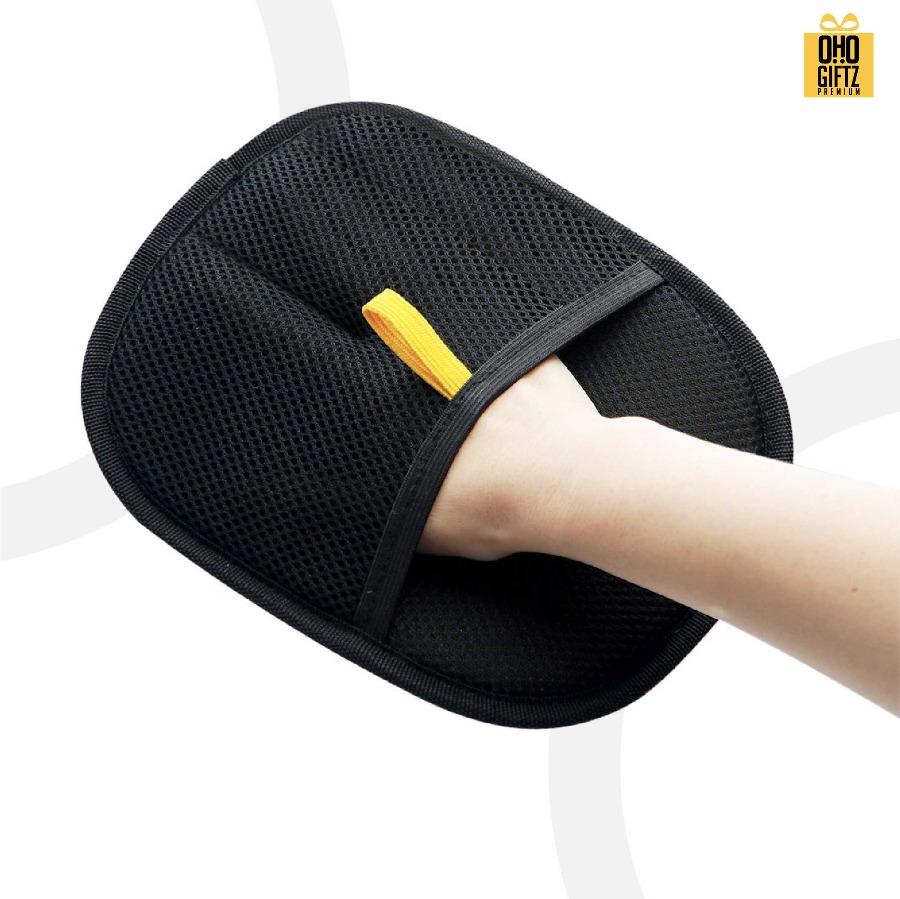 ถุงมือกำจัดขนสัตว์เลี้ยง สกรีนโลโก้ ทำเป็นของพรีเมี่ยม