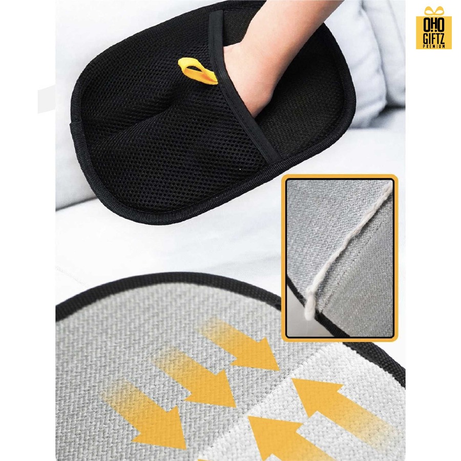 ถุงมือกำจัดขนสัตว์เลี้ยง สกรีนโลโก้ ทำเป็นของพรีเมี่ยม