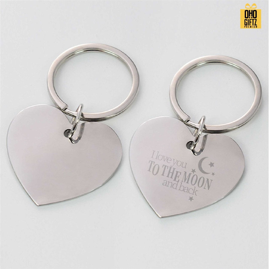 พวงกุญแจสแตนเลส เลเซอร์โลโก้ สกรีนโลโก้ ทำเป็นของพรีเมี่ยม ของชำร่วยได้