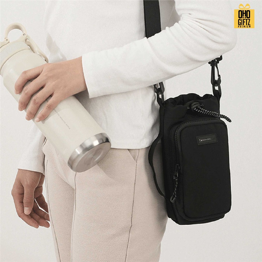 กระเป๋าใส่ขวดน้ำ สกรีนโลโก้ ทำเป็นของพรีเมี่ยมได้