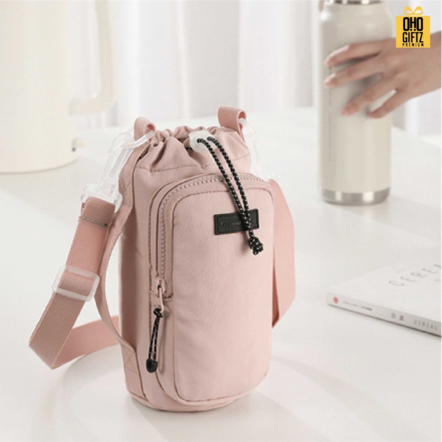 กระเป๋าใส่ขวดน้ำ สกรีนโลโก้ ทำเป็นของพรีเมี่ยมได้