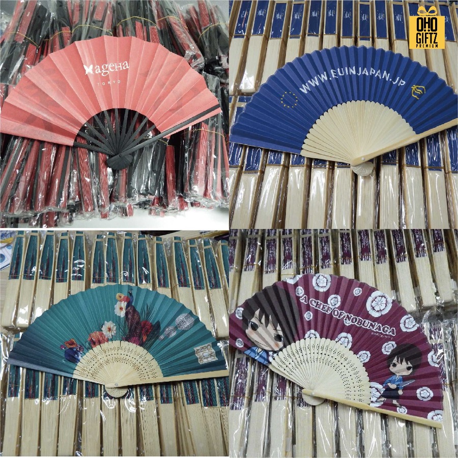 พัดจีนก้านไม้ไผ่ รับผลิตราคาโรงงาน มีให้เลือกหลายแบบ ทำเป็นสินค้าพรีเมี่ยม ของชำร่วย ของที่ระลึกได้