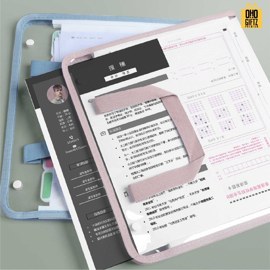 กระเป๋าใส่เอกสารใส PVC สกรีนโลโก้ ทำเป็นของพรีเมี่ยม ของชำร่วยได้