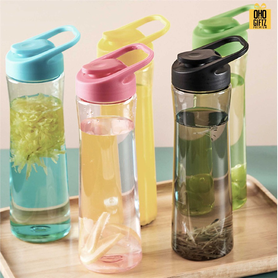 กระบอกพลาสติกใสแบบพกพา สกรีนโลโก้ ทำเป็นของพรีเมี่ยมได้