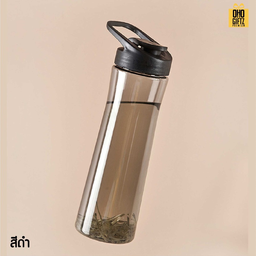 กระบอกพลาสติกใสแบบพกพา สกรีนโลโก้ ทำเป็นของพรีเมี่ยมได้