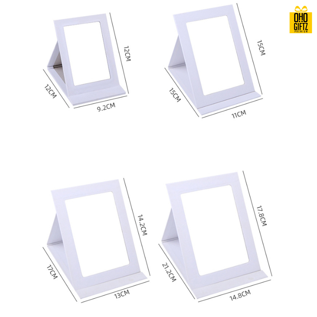 กระจกหุ้มกระดาษแข็ง รับผลิตสกรีนชื่อ สกรีนโลโก้  ทำเป็นของพรีเมี่ยมได้