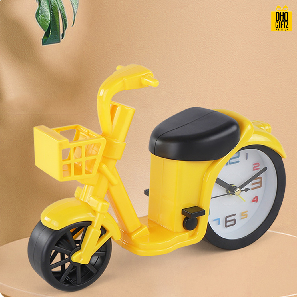 นาฬิกาปลุกรถไฟฟ้า สกรีนชื่อ สกรีนโลโก้ ทำเป็นของพรีเมี่ยมได้ 