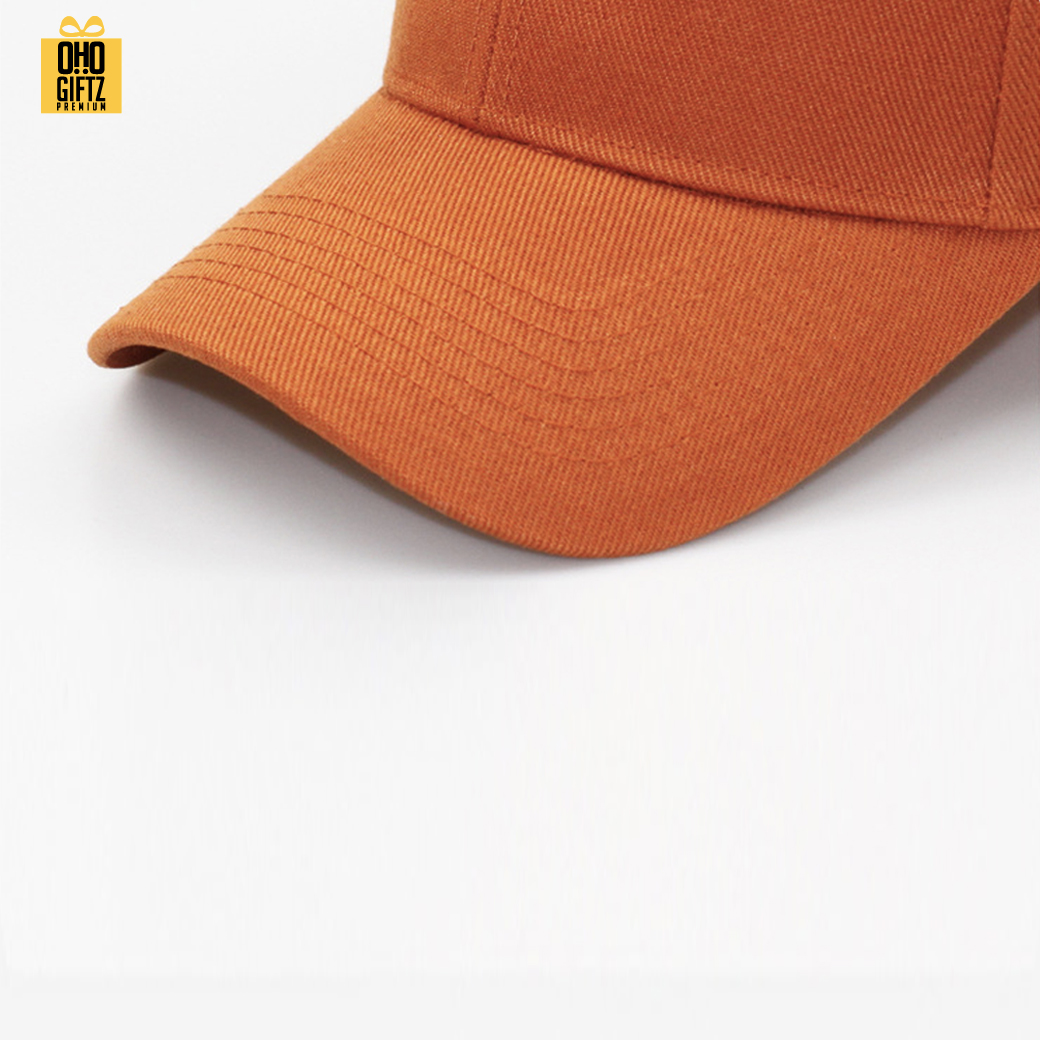 หมวกแก็ปผ้า Cotton รับผลิตสกรีนโลโก้ ทำเป็นของพรีเมี่ยม ของที่ระลึกได้