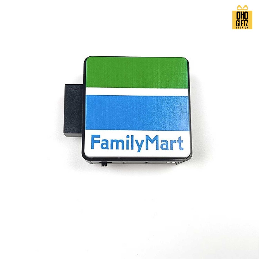 แม่เหล็กติดตู้เย็นป้ายกล่องไฟจิ๋ว สกรีนโลโก้ ทำเป็นของพรีเมี่ยมได้