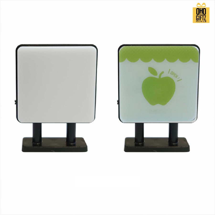 แม่เหล็กติดตู้เย็นป้ายกล่องไฟจิ๋ว สกรีนโลโก้ ทำเป็นของพรีเมี่ยมได้