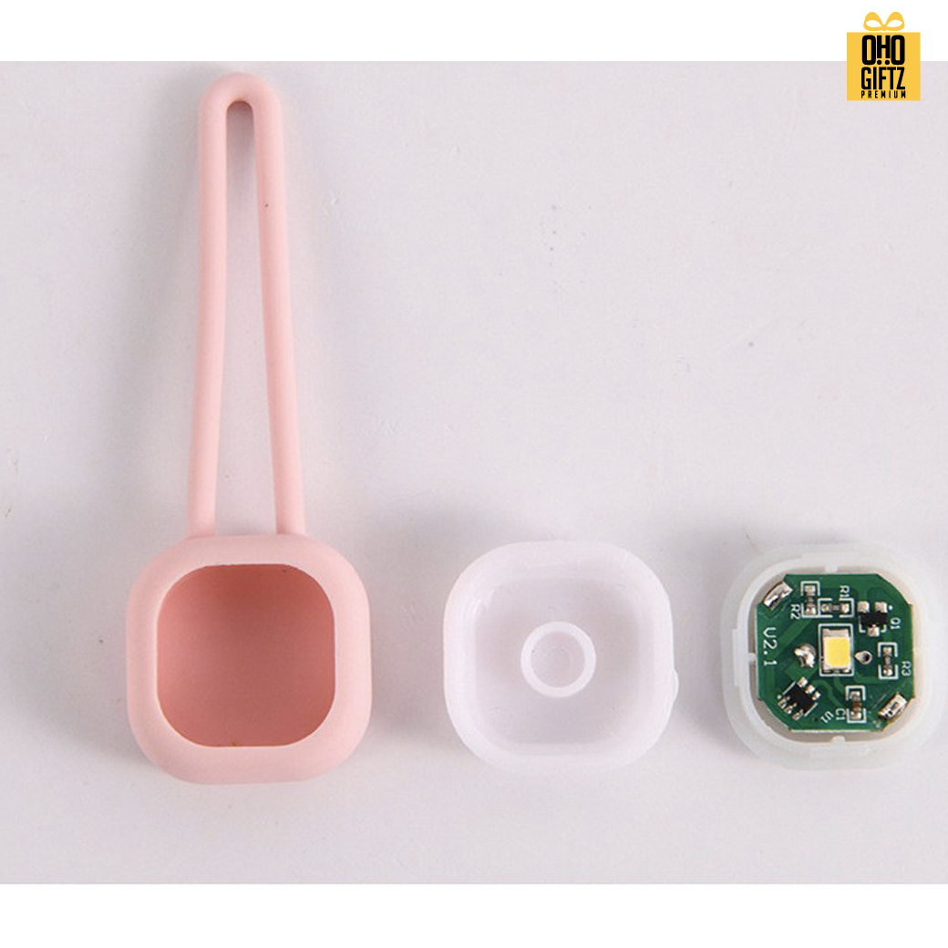 ไฟกระพริบ LED แบบคล้องคอสัตว์ หรือกระเป๋า เพื่อความปลอดภัย สกรีนโลโก้ ทำเป็นของพรีเมี่ยม