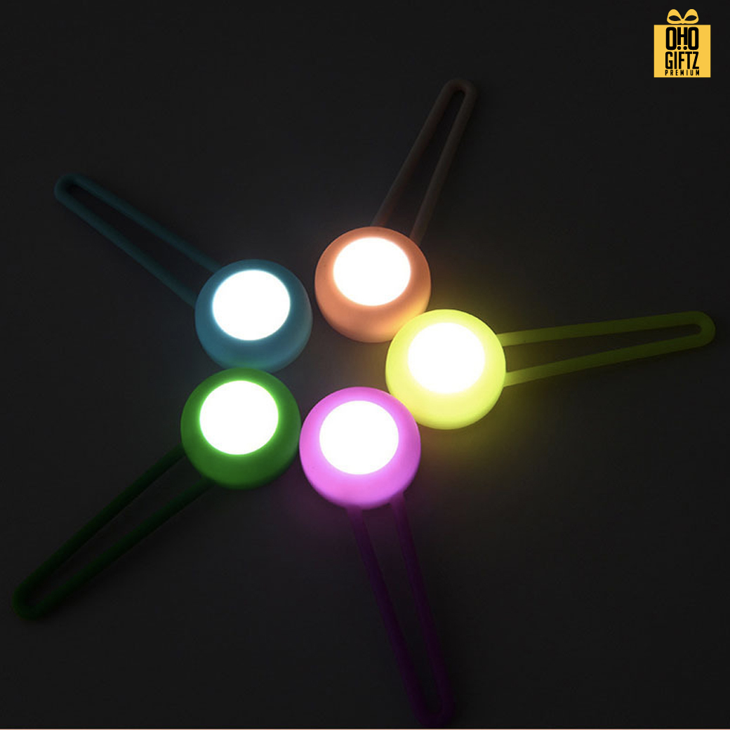 ไฟกระพริบ LED แบบคล้องคอสัตว์ หรือกระเป๋า เพื่อความปลอดภัย สกรีนโลโก้ ทำเป็นของพรีเมี่ยม