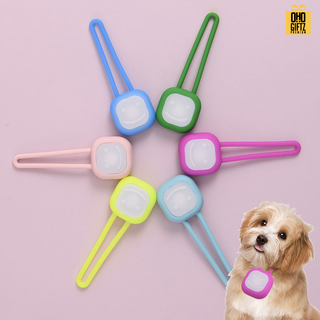 ไฟกระพริบ LED แบบคล้องคอสัตว์ หรือกระเป๋า เพื่อความปลอดภัย สกรีนโลโก้ ทำเป็นของพรีเมี่ยม