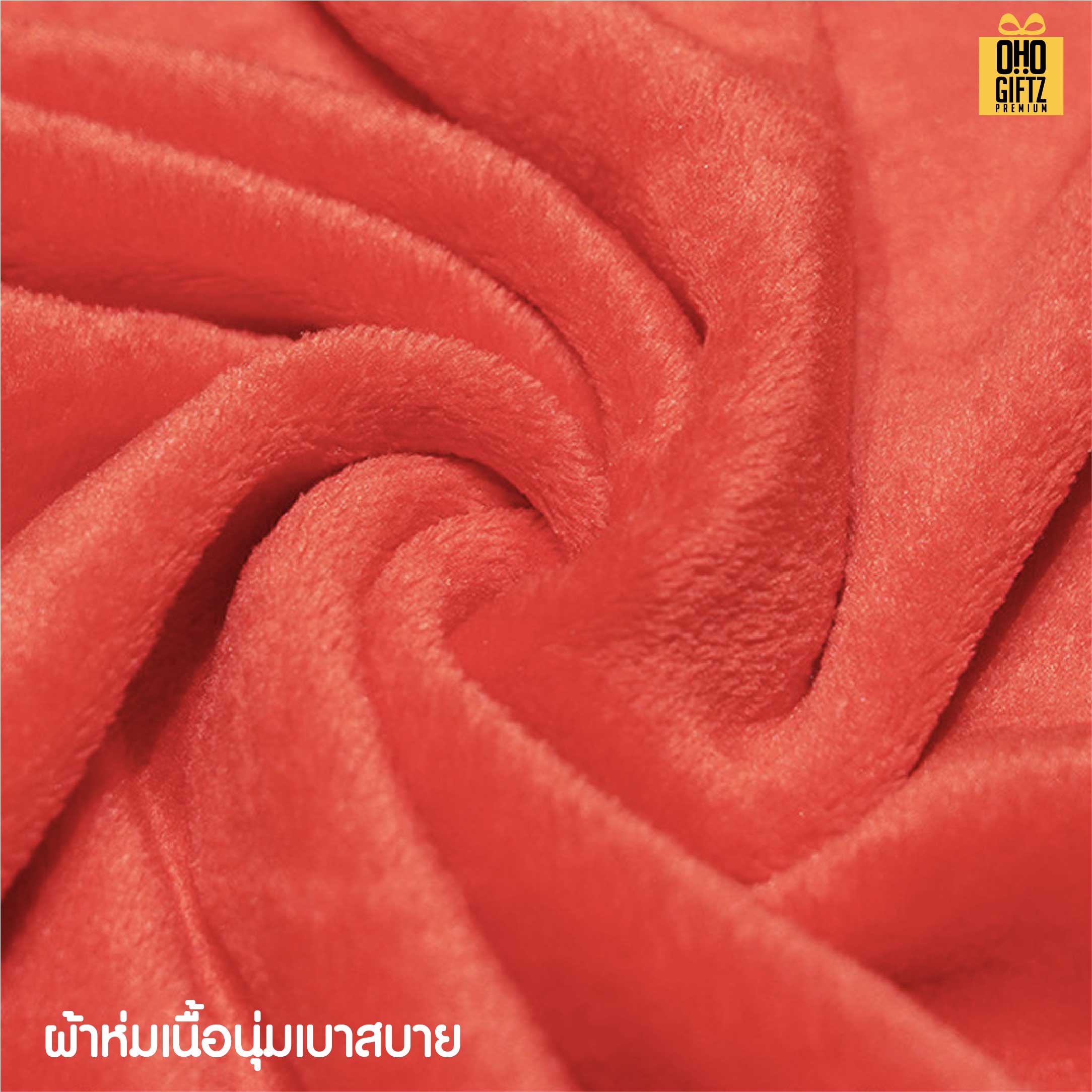 หมอนผ้าห่มปีมะโรงนำโชค สกรีนโลโก้  ติดลาเบล ทำเป็นของพรีเมี่ยมได้