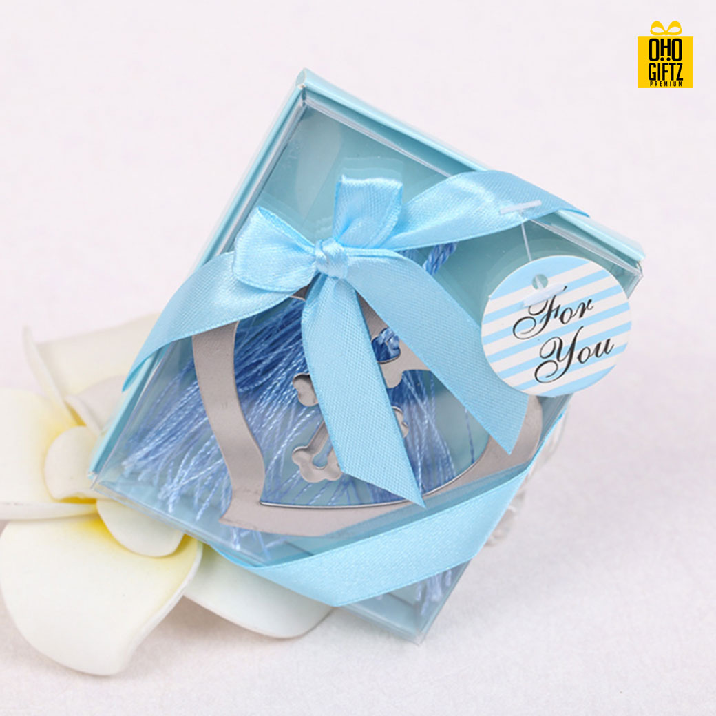 ที่คั่นหนังสือรูปหัวใจ พิมพ์สติกเกอร์ชื่อฟรี ทำเป็นของพรีเมี่ยม ของชำร่วยงานเเต่งงานได้